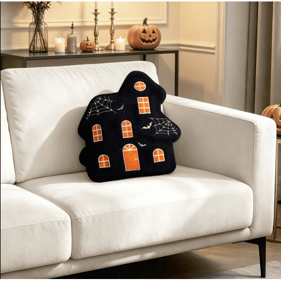 Halloween Decorative Pillows Haunted House