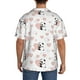 thumbnail image 3 of Balery Heart Panda Camisa Casual de Manga Corta con Botones para Hombre, Texturizada, Estilo Cubano, para Playa, Verano-4X-Large, 3 of 5