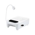 thumbnail image 3 of nail dust collector,nail dust collector extractor vacuum cleaner,powerful nail dust extractor 4500rpm adjustable,manicure electric nail suction fan cleaner,nail polishing grinding dust Style B Sunnimix colector de polvo de uñas, 3 of 8