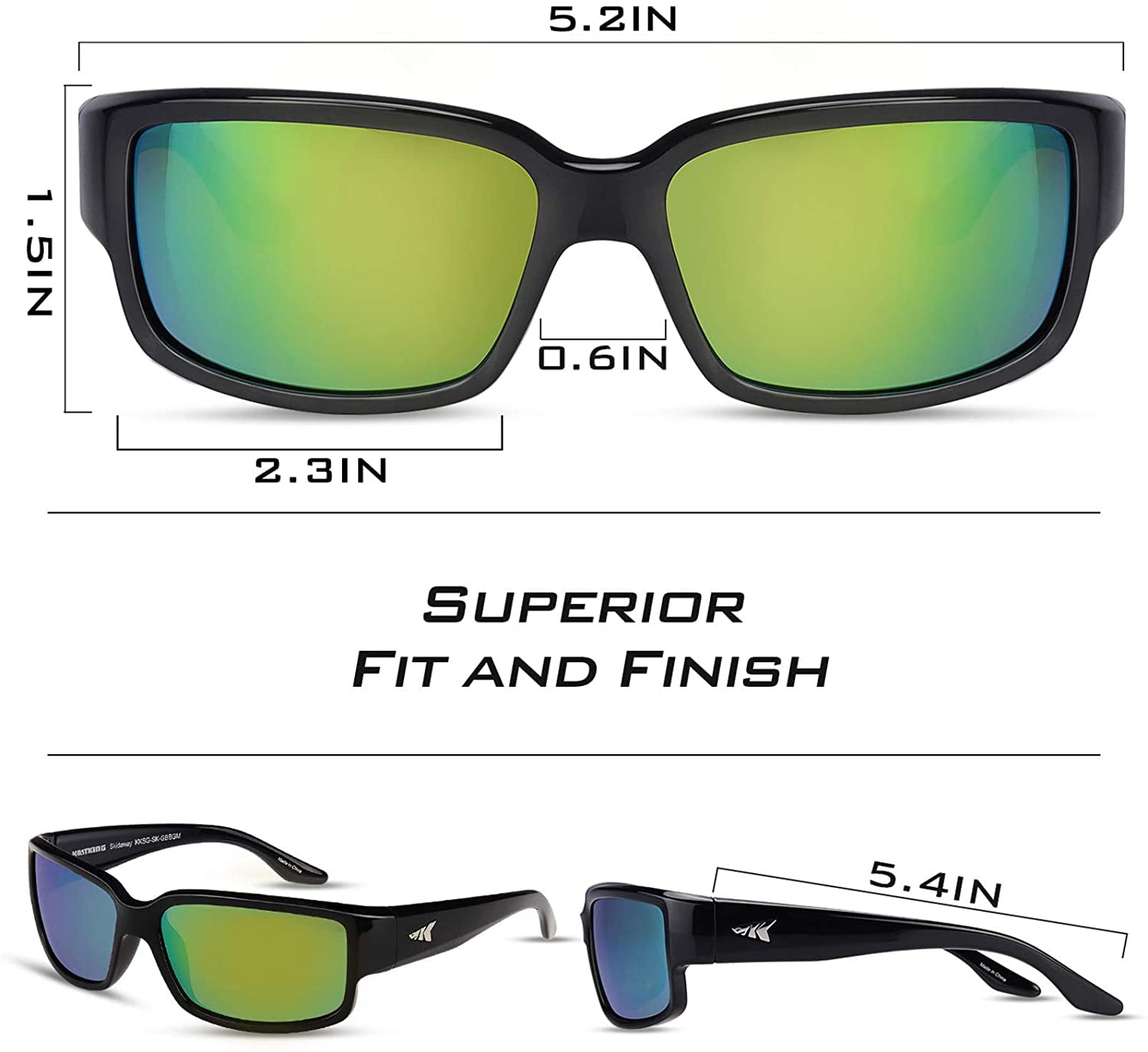 KastKing Skidaway Polarized Sport Sunglasses, UV Protection