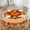 Autumn Harvest Pumpkin, variant on Taierverra Christmas Table Covers for 6 Foot Tables Reusable Tablecloths Xmas Cookie Snowflake Table Cloths for Round Tables Cute Spill-proof Gingerbread House Round Table Cover Fitted