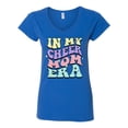 thumbnail image 2 of Wild Bobby Cheer Mom Era Women Standard V-Neck Tee, 2 of 6
