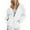 White, variant on Womens Zip Up Hoodies Long Sleeve Oversized Sweatshirts Fleece Y2K Jacket Pockets 2025 Fall Outfits Fashion Clothes