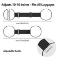 thumbnail image 2 of Adjustable Luggage Connector Straps, Elastic Suitcase Belt for Stacking Bags. Strong Buckle Travel Accessory for Hands-Free & Secure Carry On, 2 of 8