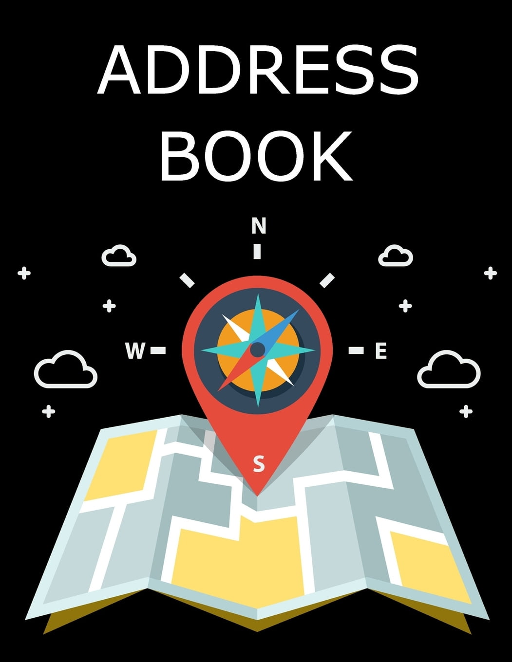 Address book large print address book with tabs a personal organizer 