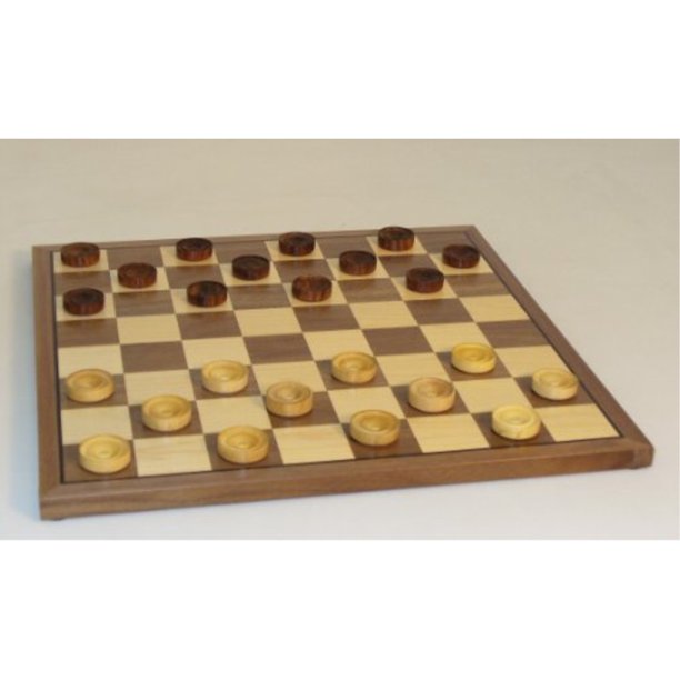 12 in. Wood Checker Set