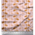 thumbnail image 1 of Soimoi Velvet Fabric Giraffe Kids Print Fabric by Yard 58 Inch Wide, 1 of 1