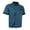Blue, variant on Unisex Summer Breathable Executive Chef Jacket Coat Kitchen Bakery Uniform Short Black