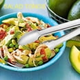 thumbnail image 5 of 2Pcs 9 Inch Gold Serving Tongs Gold Serving Utensils Salad Tongs Buffet Tongs Non-slip & Easy Grip Stainless Steel Gold Plated Buffet Serving Tongs, Salad, Ice, Oven, 5 of 7