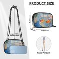 thumbnail image 4 of FORMRS Mini Crossbody Bag for Women Adjustable Rope Shoulder Casual Phone Purse, Blue Goldfish, 4 of 7