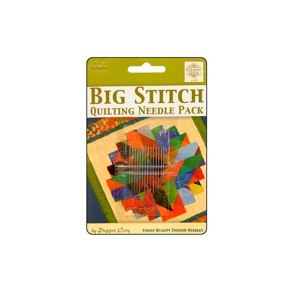 Colonial Needle Big Stitch Quilting Needle Pack-Assortment 14/Pkg