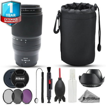 Nikon NIKKOR Z 70-180mm f/2.8 Lens - 10pc Advanced Bundle   1 Yr Warranty