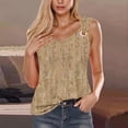 thumbnail image 2 of Alkepwun Womens Tank Tops Casual Printed Loose Sleeveless Scoop Neck O Ring Shoulder Shirt Loose Comfort Lightweight Breathable Summer Tee Vests, 2 of 3