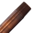 thumbnail image 2 of Westbrass D12106-11 ½” x 6" IPS Brass Pipe Nipple, Antique Copper, 2 of 5