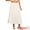 Beige, variant on DARING DIVA Women's Elastic High Waist Flowy Tiered A-Line Summer Maxi Skirt XL Black