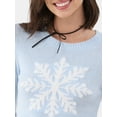 thumbnail image 7 of No Boundaries Crewneck Pullover Sweater, Women's and Women's Plus, 7 of 7