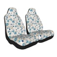 thumbnail image 2 of Salouo Rose Flowers Pattern Car Seat Covers,Universal Car Seat Protectors Easy to Install Car Cover Car Accessories Auto/rucks/Van/SUV-2 PCS, 2 of 9