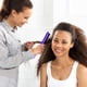 thumbnail image 2 of 3 Pcs Slick Back Hair Brush Set Bristle Hair Brush Edge Control Brush Teasing Comb for Women Baby Kids' Black Hair (Purple), 2 of 5