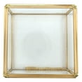 thumbnail image 2 of 2X Square Opening Glass Geometry Garden Jewelry Boxs Mirror Jewelry Storage Box Eternal Flower Decoration Box Crafts, 2 of 8