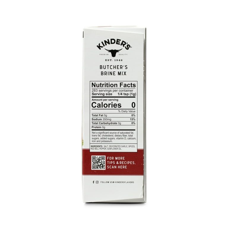 Kinder's Butcher's Turkey Brine Kit, 11.25 oz