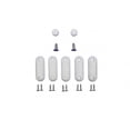 thumbnail image 5 of Renovators Supply Toilet Seat Bumper, 8 White Silicone Toilet Seat Bumpers, 5 of 11