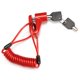thumbnail image 5 of Bloqueo de frenos de disco de ruedas antirrobo con cable de acero para scooter M365 rojo Ehuebsd  Accesorios para bicicletas, 5 of 7