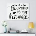 thumbnail image 2 of Inspirational Wall Art The Road Is My Home Wall Art Motivation Wall Decor for Home Office Gym Inspiring Success Quote Print Ready to Hang Unframed, 2 of 16