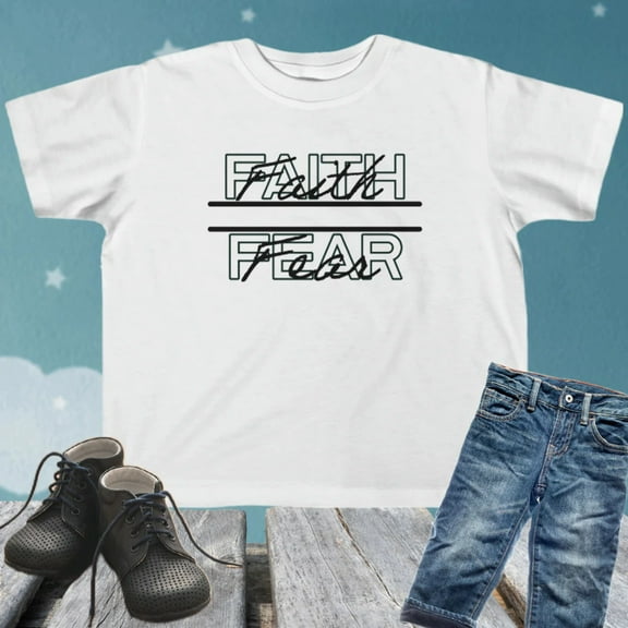 Toddler's Fine Jersey Tee, Kids Bible Verse Shirt, Toddler's Short Sleeve T-Shirt, 2T-6T