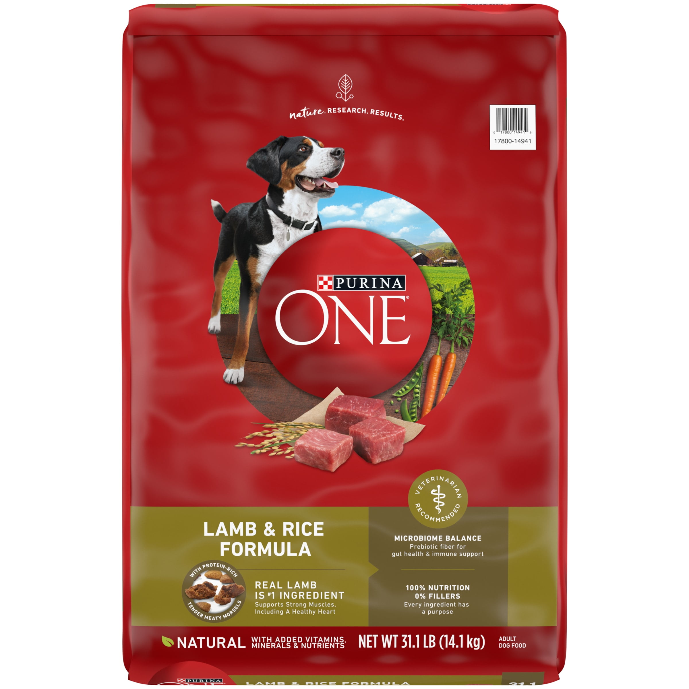 Succes Lucky Thespian Purina ONE Dry Dog Food Lamb and Rice Formula - Walmart.com