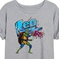 thumbnail image 3 of Teenage Mutant Ninja Turtles: Mutant Mayhem - Leonardo AKA Leo - Team Turtles - Women's Oversized T-Shirt, 3 of 5