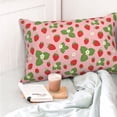 thumbnail image 4 of Naloa Strawberries Pillow Covers, Throw Pillow Case Cushion Covers,Cushion for Bedroom,Couch,Home-20"x30", 4 of 6