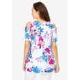 thumbnail image 2 of Woman Within Plus Size Short-Sleeve Cold-Shoulder Tee, 2 of 6