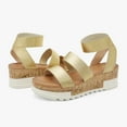 thumbnail image 2 of Dream Pairs Womens Open Toe Ankle Strap Casual Flatform Espadrille Platform Wedge Sandals, 2 of 7