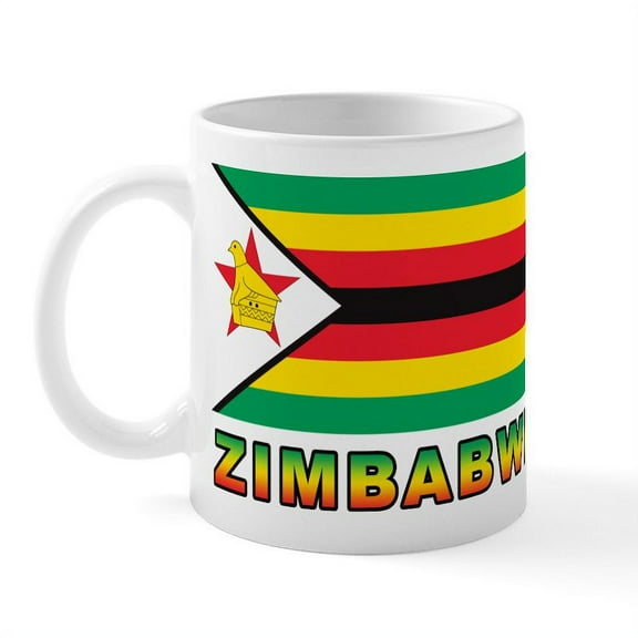 CafePress - Zimbabwe Mug - 11 oz Ceramic Mug - Novelty Coffee Tea Cup
