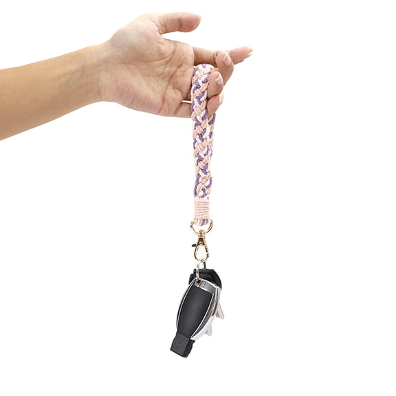 Keychains for Women, Colorful Handmade Landyard Cute Key Chains Braided Keyring Festival Decorative Accessories