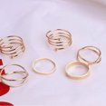 thumbnail image 3 of Minnieouse Paquete de 6 anillos femeninos ajustables, joyería conjunta, decoración de apertura, anillos elegantes, accesorios para cumpleaños, bodas y Ropa, zapatos y accesorios Miscelánea Oro Minnieouse PS13601-01, 3 of 6