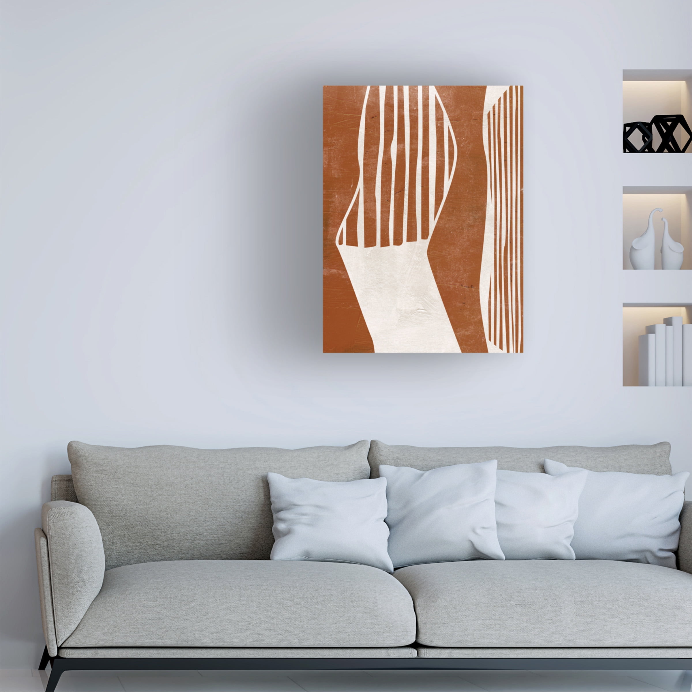 Melissa Wang 'Indian Field II' Canvas Art