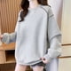 thumbnail image 4 of Gibobby Sudadera de mujer Sudadera de Forro Polar para Mujer(Gris,G), 4 of 5