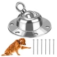 thumbnail image 4 of Muyoka Estaca giratoria 360 para amarrar perros a prueba de 贸xido, ancla para perros de acero inoxidable resistente, estaca para amarrar perros al aire libre, 150 libras de fuerza de tracci贸n para jar, 4 of 7