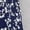 Dark Blue, variant on Casual and refreshing blue floral print midi skirt for vacation