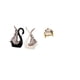 thumbnail image 5 of Figuras De Cisne, Escultura De Cerámica Y Sofá De Madera En Miniatura, Modelo Para Casa De Muñecas, Adorno De Escritorio, Estante, Chimenea De Aniversario, Muebles De Simulación, Juguete., 5 of 8