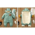 thumbnail image 5 of Baby Snowsuit Toddler Winter Jumpsuit Outwear for Baby Girls Winter Coat Warm Windproof Long Sleeve Boy Clothes for Toddler Girls 12-18 Months, 5 of 5