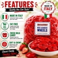 thumbnail image 5 of Gerrit J Verburg Strawberry Licorice Wheels Soft Chewy Candy 2 lb Bag, 5 of 8