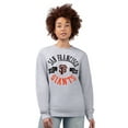 thumbnail image 3 of Women's G-III 4Her by Carl Banks Heather Gray San Francisco Giants Team Logo Fleece Pullover Sweatshirt, 3 of 4