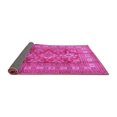 thumbnail image 2 of Ahgly Company Indoor Rectangle Geometric Pink Traditional Area Rugs, 8' x 12', 2 of 4