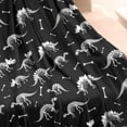 thumbnail image 4 of Black Cartoon Dinosaurs Skeletons Bones Pattern Blanket,Comfortable Soft Flannel Throw Blanket,All Season,Warm Lightweight Blankets for Sofa Bed Couch Living Room Chair,50"x60", 4 of 4