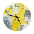 thumbnail image 3 of JIAHomeV Horloge Murale Style Décoration Maison pour Salon Chambre Affichage 24 Heures Horloge Suspendue Moderne en Panneau Densité avec Design A, Taille Unique, 3 of 5