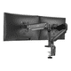 thumbnail image 1 of Soporte Doble Monitor para 2 Monitores de 17” a 32” Pulgadas Lab.G, Negro, 1 of 5