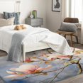 thumbnail image 4 of Floral Rugs for Bedroom - 4x5 Rug - Magnolia Rug - Floral Area Rug - Flower Rugs - Girls Carpet, 4 of 7