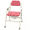 Red, variant on Unioncare Foldable Bedside Commode Chair Adjustable Height Padded Seat with Flip Backrest 350 LBS Heavy Duty Steel Frame Portable Toilet for Seniors Adults